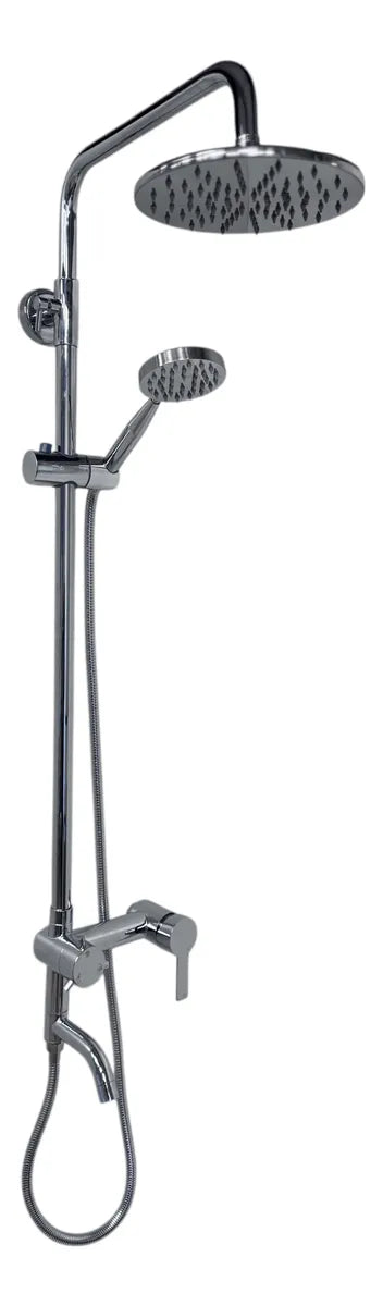 Barra de ducha cromada