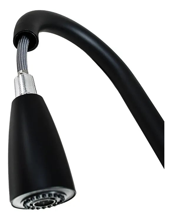 Grifería de Cocina Negra Flexible