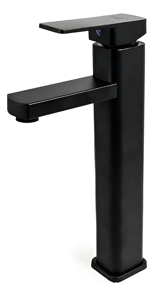 Canilla Griferia Alta De Lavatorio Negra 30 Cms