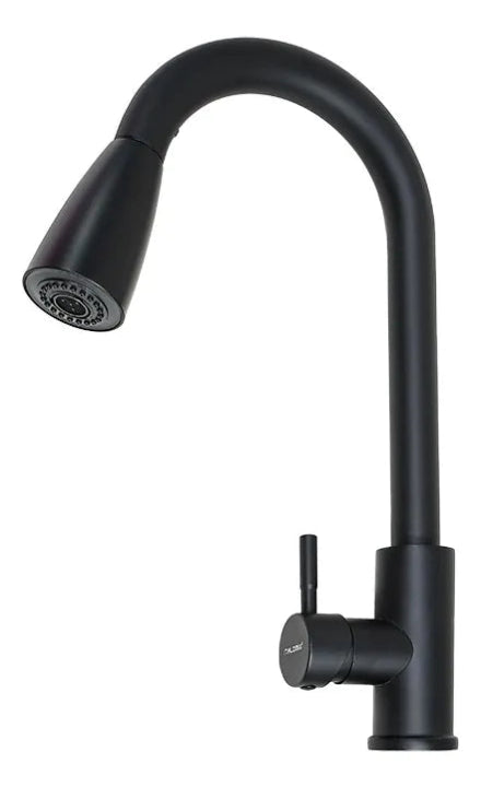 Grifería de Cocina Negra Flexible