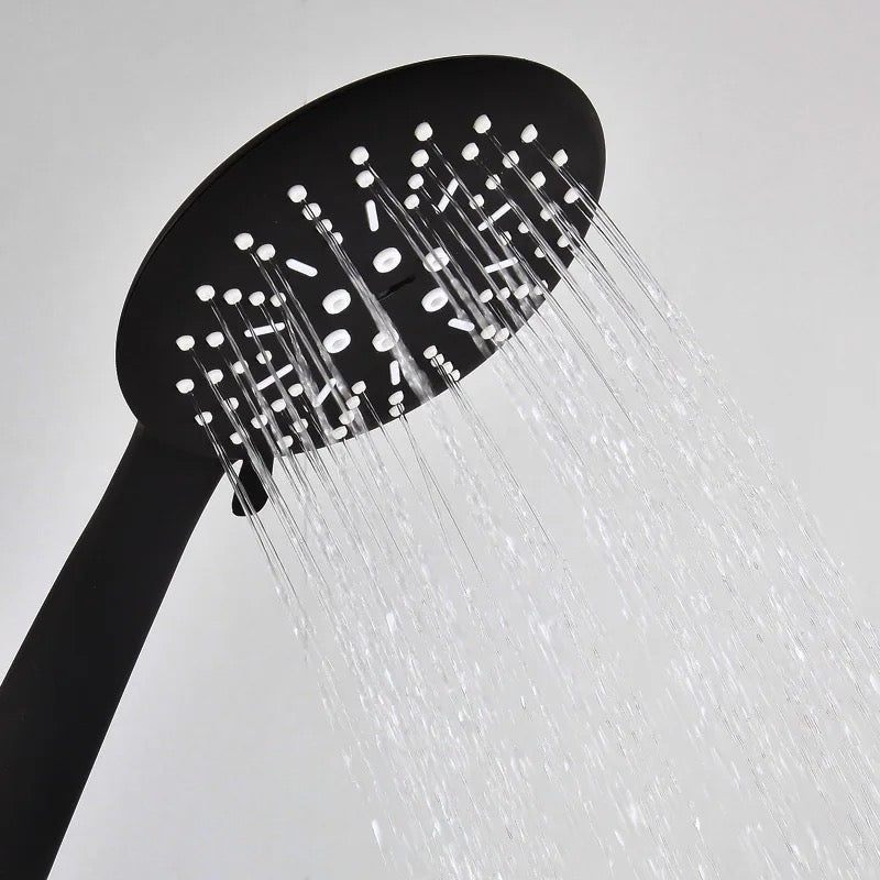 Barra de ducha negra